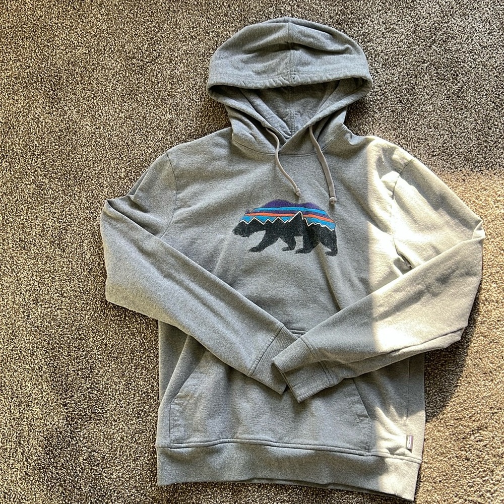 Men’s Patagonia bear logo hoodie